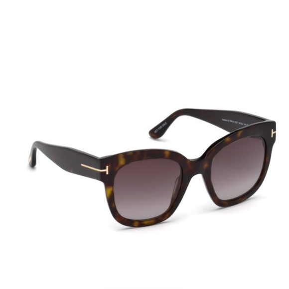 Tom Ford Dark Brown Tortoise Polarized Sunglasses main image 3